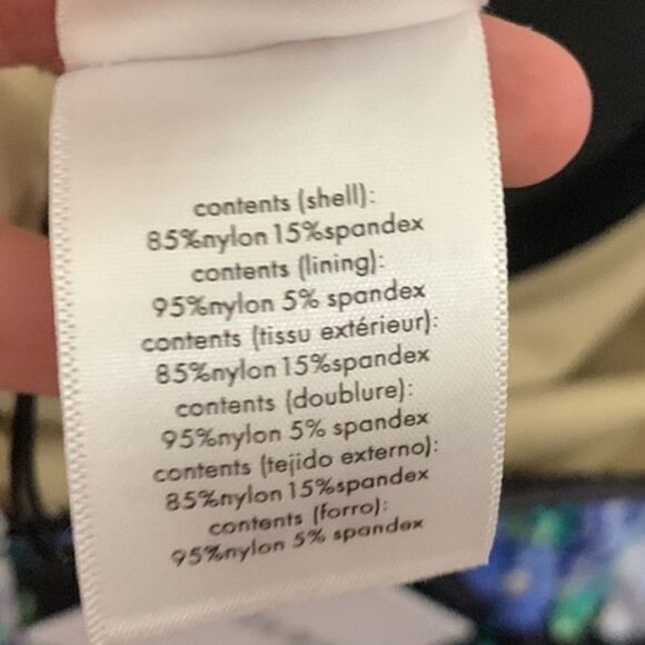 NEW WeWoreWhat Floral Underwire One-Piece Swimsuit black golden hour retro XL - Picture 6 of 10